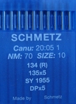 Aiguille talon rond Schmetz pour machine à coudre Industrielle 134 ( R ) - Taille n°70