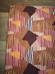 Tissu Demi Natté imprimé Géométrique - Laize 150cm - Au mètre ou 1/2 mètre
