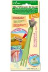 Outil pour le maintien du feutre avec brosse pour feutrage Clover - 3 en 1