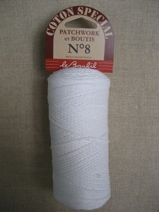 Coton spécial Boutis et patchwork n°8 Blanc Le baufil