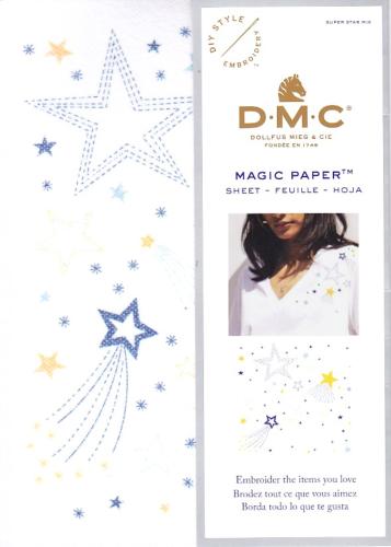 PAPIER MAGIQUE DMC SOLUBLE POUR BRODERIE A LA MAIN