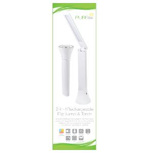 LAMPE TORCHE 2 en 1- PURELITE CFPL32 à LEDS