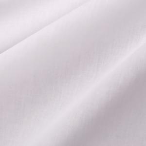 Tissu coton POPELINE - Blanc -  Laize de 145cm - Au mètre