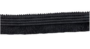 Balayette pour costume d'Arlésienne - Galon Frangé - Noir - Au mètre