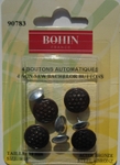 Bouton jeans automatique coloris bronze 