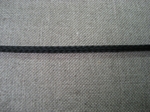 Cordon d'anorack Polyester - NOIR - 4mm - Le metre 