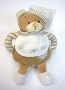 Doudou Hochet à broder - Ourson ECRU - OG00148