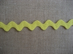 Serpentine 14mm JAUNE coton -  le metre 