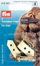 Clips pour fourrure-Beige-lot de 2