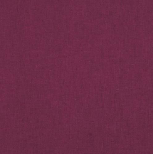 Tissu uni 100% Coton Prune - vendu au mètre ou au 1/2 mètre