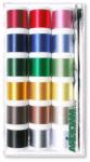 Coffret de Fils à Broder machine Madeira Rayon - 18 bobines de 1000m