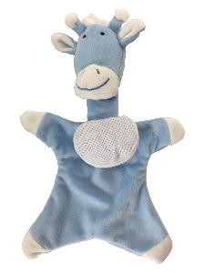 DOUDOU A BRODER DMC GIRAFE - Bleu