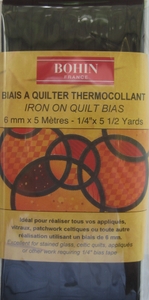 Biais à quilter thermocollant 6mm pièce de 5m Coloris Marron 