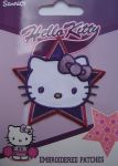 MOTIF ECUSSON THERMOCOLLANT  Hello Kitty Forme Etoile Brodée