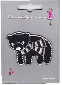 MOTIF THERMOCOLLANT  "Ours Noir" 