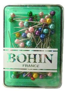 Epingles à tête nacrée - Boite de 70 - BOHIN