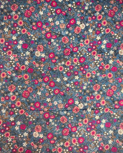 TISSU VELOURS COTELÉ LIBERTY MILLERAIES - Multicolore - Au mètre