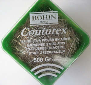 Epingle à piquer couture extra fine 30mm  boite de 500 gr BOHIN France