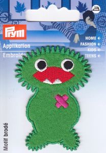 MOTIF ECUSSON THERMOCOLLANT  "Alien vert"