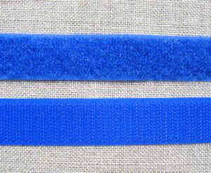 Bande agrippante 20mm coloris BLEU ROI -  Au mètre