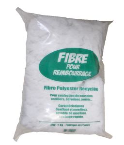 Fibre polyester Recyclée pour rembourrage sac d'environ 1kg