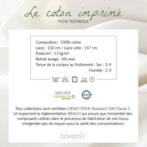 TISSU 100% COTON  IMPRIME - Pois - Au mètre