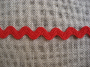 Serpentine 14mm ROUGE coton  le metre 