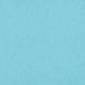 Tissu uni 100% Coton BLEU LAGON - vendu au mètre 