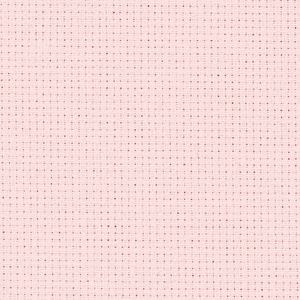 Coupon toile zweigart 5.4 points  48x53cm Rose