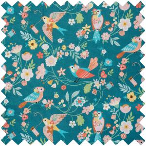 Boite a couture Motif Floral et Oiseaux