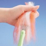 Outil pour le maintien du feutre avec brosse pour feutrage Clover - 3 en 1