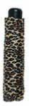 PARAPLUIE PLIABLE IMPRIME LEOPARD FONCE