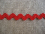 Serpentine 14mm ROUGE coton  le metre 