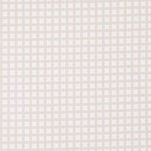 Tissu Faux uni Petits Carreaux - Beige - 100% Coton -  au mètre