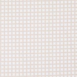 Tissu Faux uni Petits Carreaux - Beige - 100% Coton -  au mètre