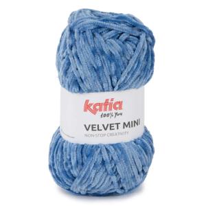 Fil à Tricoter Katia Velvet Mini - Pelote 50g / 75m - Couleur Citrouille (224) - Pour Amigurumis Doux Et Sans Perte De Poils