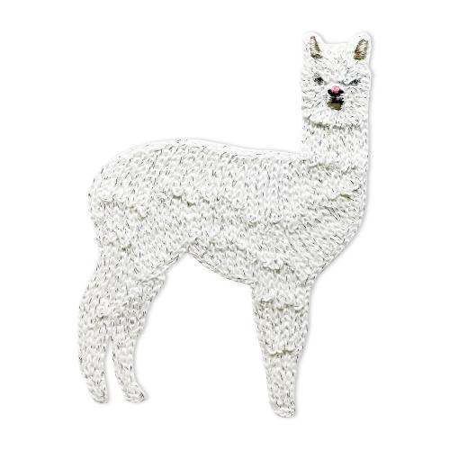 MOTIF THERMOCOLLANT "Lamas Blanc Cassé Pailleté"