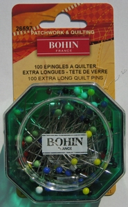 Epingle à Quilter et Patchwork  boite de 100 -  48mm - BOHIN