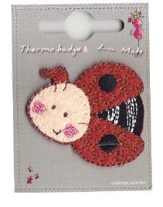 MOTIF THERMOCOLLANT  "Coccinelle"