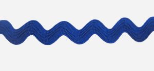 Serpentine 14mm BLEU ROI polyester - le metre 