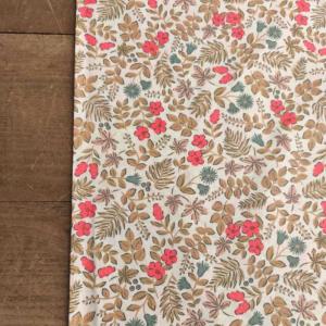 TISSU 100% COTON IMPRIME FLEURS au mètre