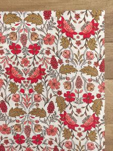 TISSU 100%  COTON  IMPRIME  FLEURS au mètre