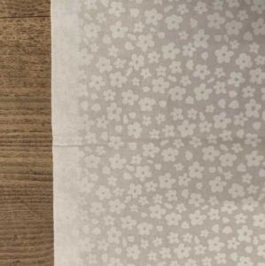Tissu Faux uni imprimé petites fleurs - 100% Coton -  au mètre
