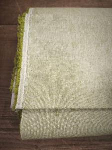 Tissu Demi Natté vert Chiné - Laize 150cm - Au mètre ou 1/2 mètre
