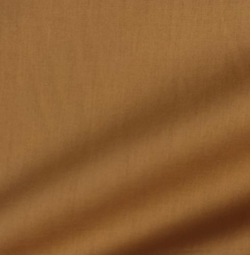 Tissu coton POPELINE - Camel -  Laize de 145cm - Au mètre