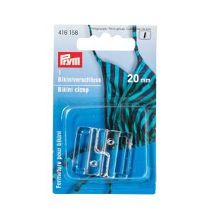 Lot de 2 clips maillot de bain transparent 15mm Prym