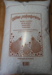 Sac de billes Polystyrene pour rembourrage Sacs de 40L 