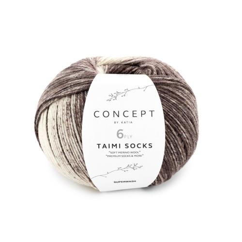 Laine à Tricoter spéciale Chaussette KATIA Taimi Socks en Laine et Polyamide