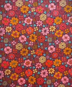 TISSU VELOURS COTELÉ LIBERTY MILLERAIES - Multicolore - Au mètre