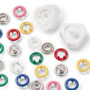 PACK DE 60 BOUTONS PRESSIONS JERSEY PRYM